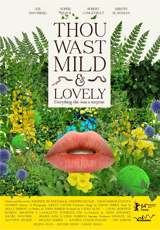 你的温和与可爱 / Thou Wast Mild and Lovely